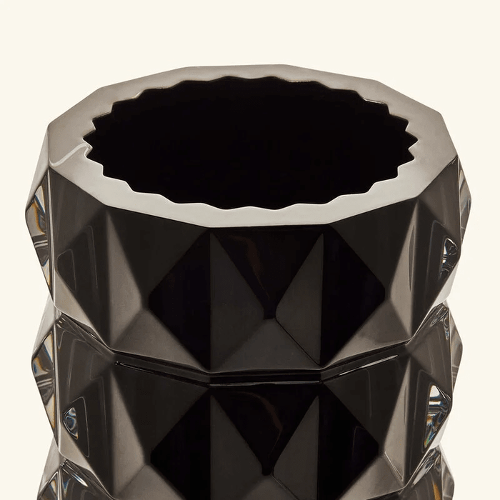 Louxor Vase Round Small Black baccarat louxor vase round small black