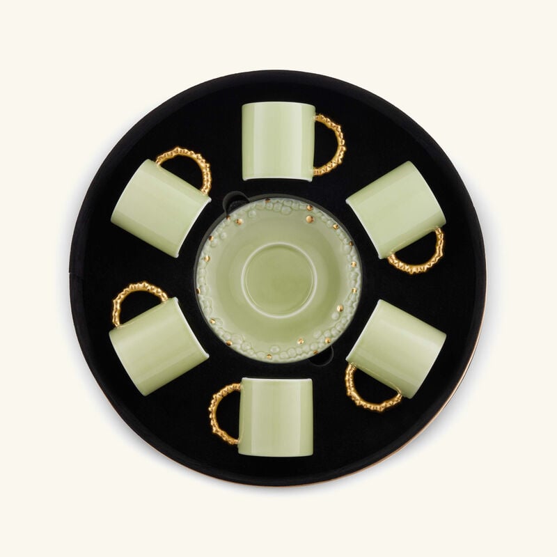 l objet haas mojave espresso cup and saucer multicolour 12cm