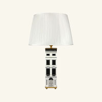 fornasetti conical pleated lampshade
