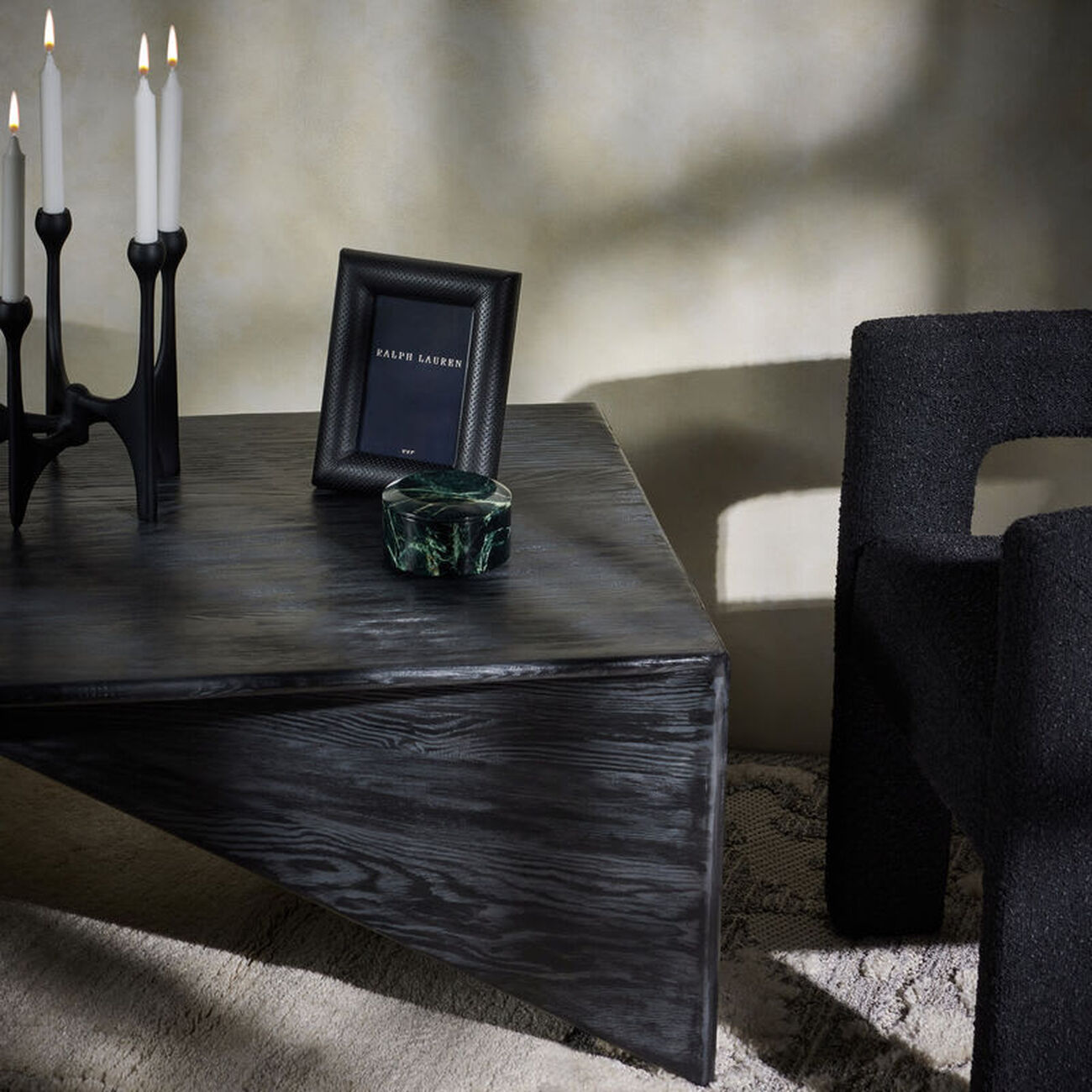 ralph lauren home durham picture frame black 12x17cm