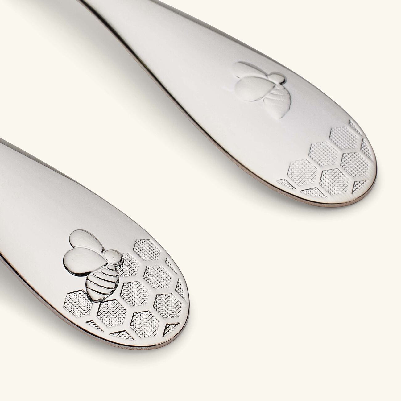 christofle beebee baby flatware silver plated set of 2