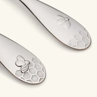 christofle beebee baby flatware silver plated set of 2