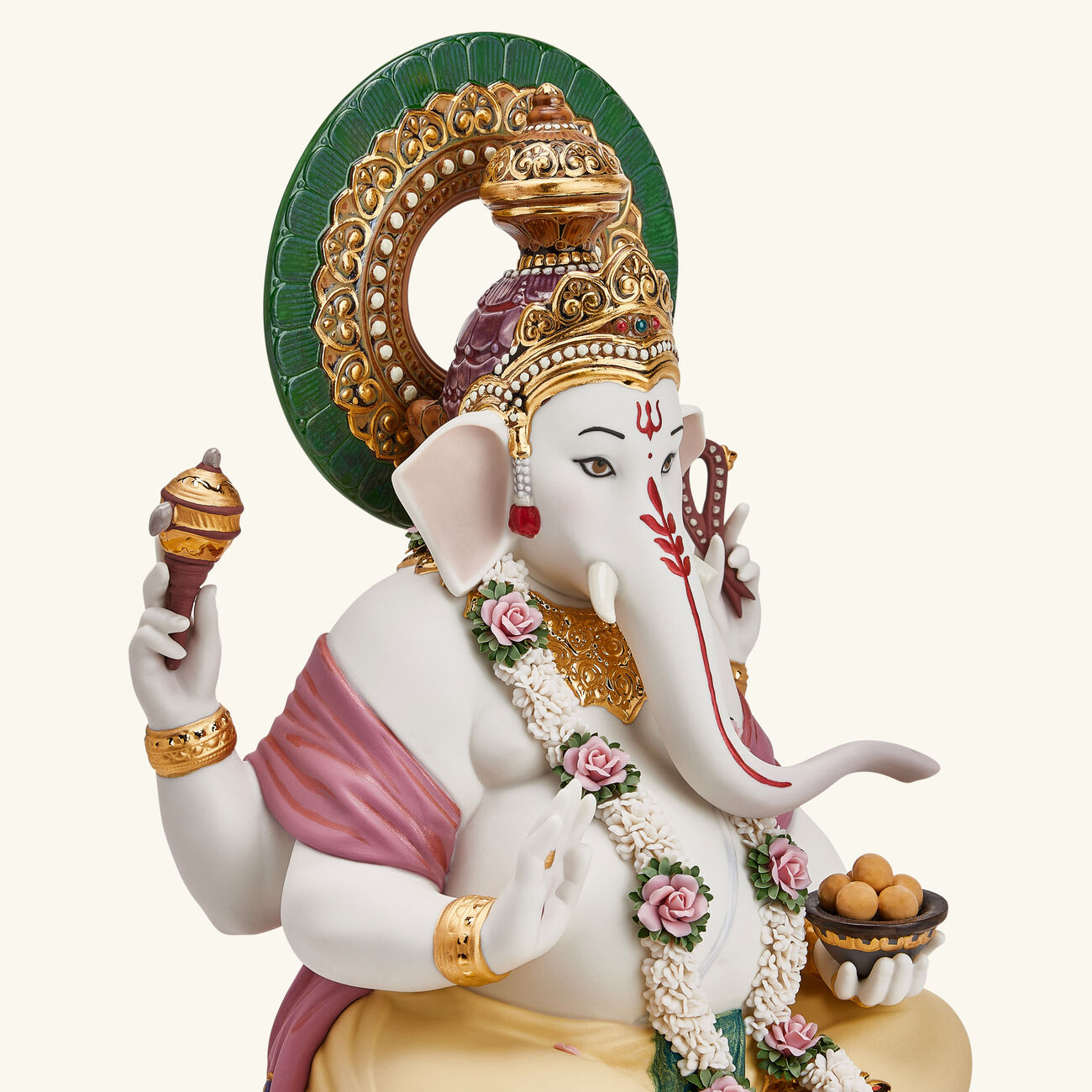 Lord Ganesha Sculpture Large Gold Limited Edition lladro lord ganesha sculpture large gold limited edition