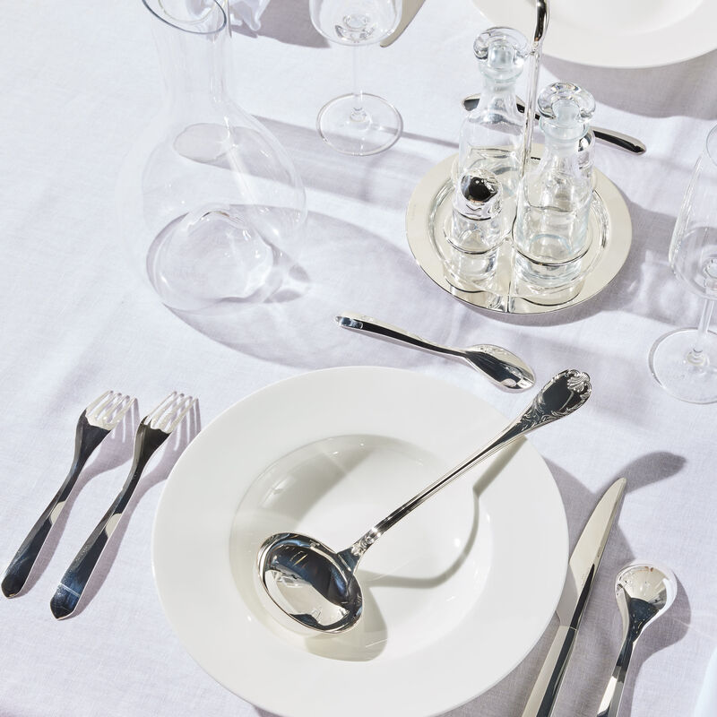 كريستوفل مغرفة الحساء مارلي باللون الفضي