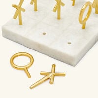 Brass Tic-Tac-Toe Set jonathan adler brass tic tac toe set