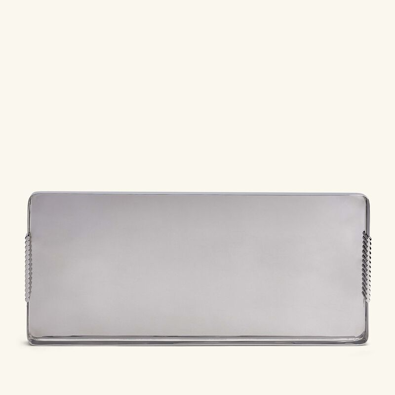 رالف لورين هوم صينية التقديم ثورب مستطيلة متوسطة من الستانلس ستيل