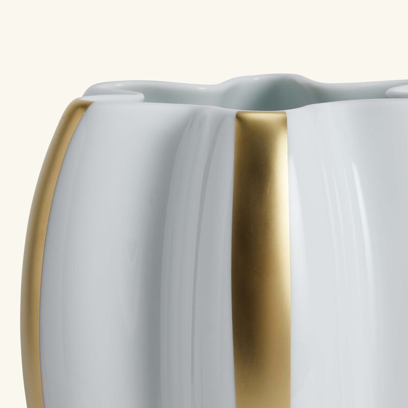 Domani Vase Medium Gold bernardaud domani vase medium gold