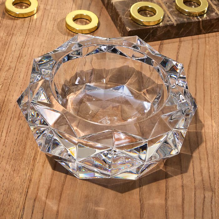 Louxor Cordoue Ashtray Medium Clear baccarat louxor cordoue ashtray medium clear