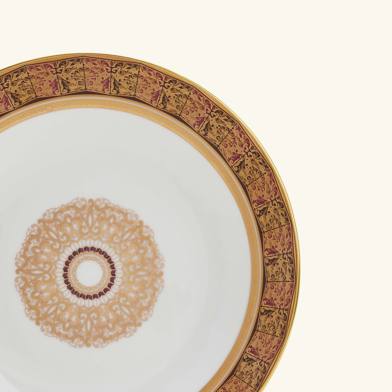Eventail Soup Plate Round Gold 19cm bernardaud eventail soup plate round gold 19cm