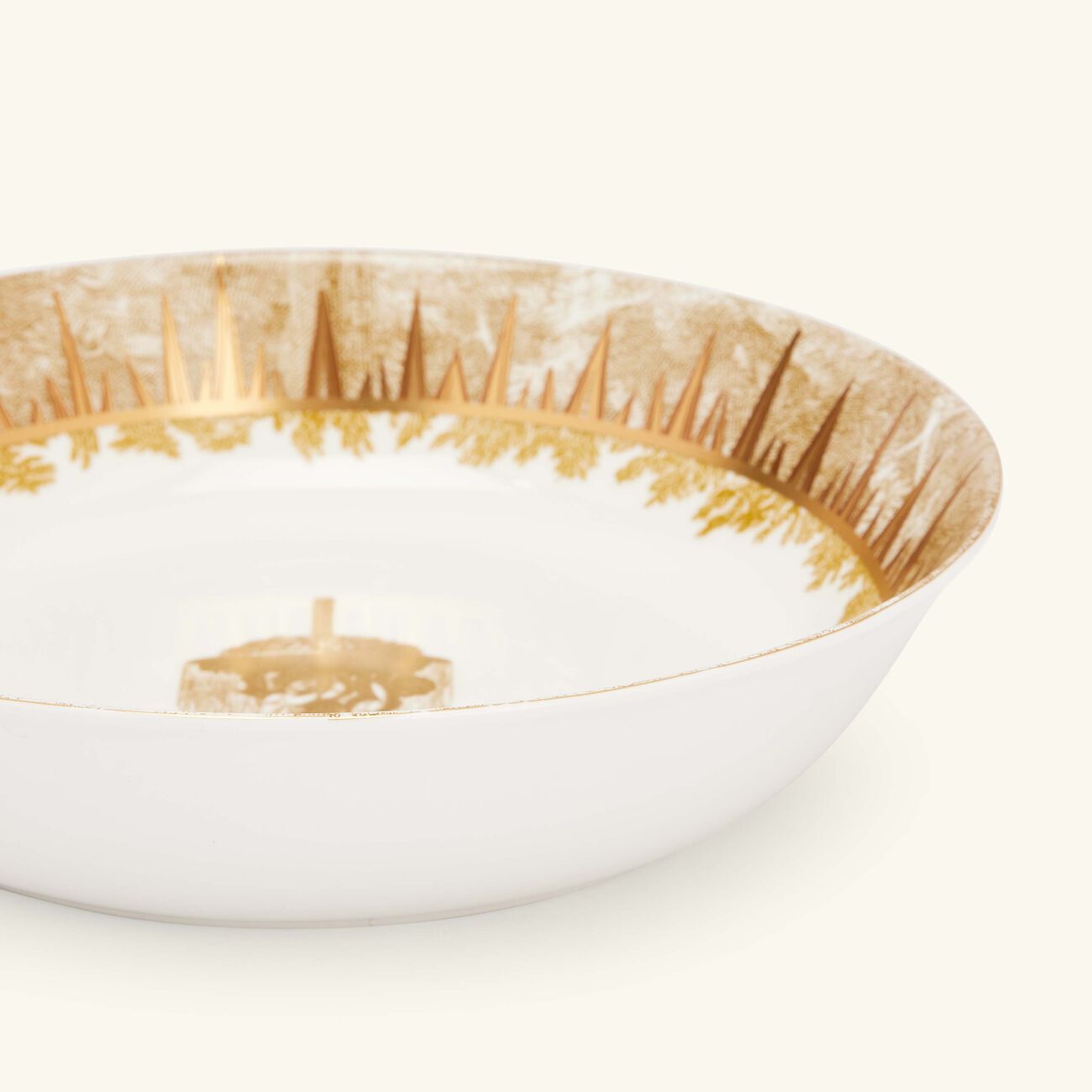 bernardaud versailles enchante open vegetable bowl gold