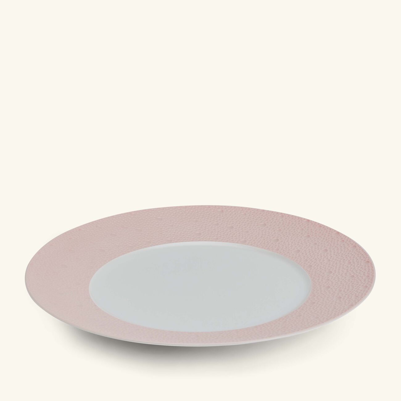 Ecume Charger Plate Round Pink 29cm bernardaud ecume charger plate round pink 29cm