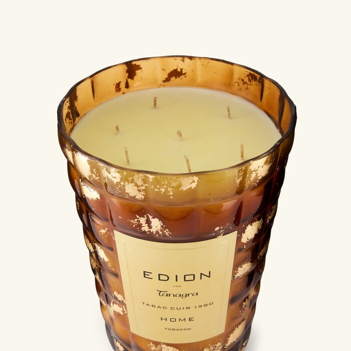 edion tobacco amber scented candle 4kg