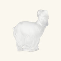 Goat Sculpture Clear lalique goat sculpture clear
