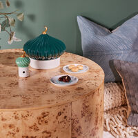 lladro majestic nights box with 4 plates green