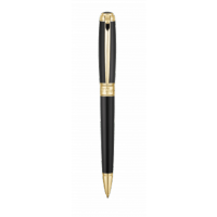 Line D Ballpoint Pen Black st dupont line d ballpoint pen black