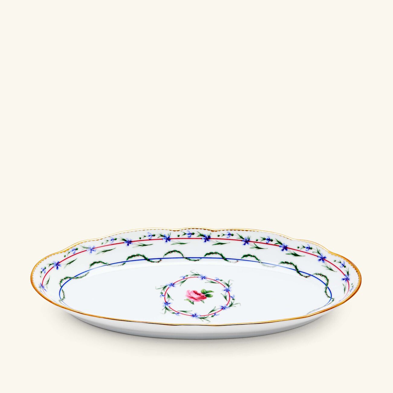 Le Gobelet Du Roy Serving Plate Oval White 23cm bernardaud le gobelet du roy serving plate oval white 23cm