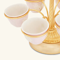 villari tulip coffee cup holder gold