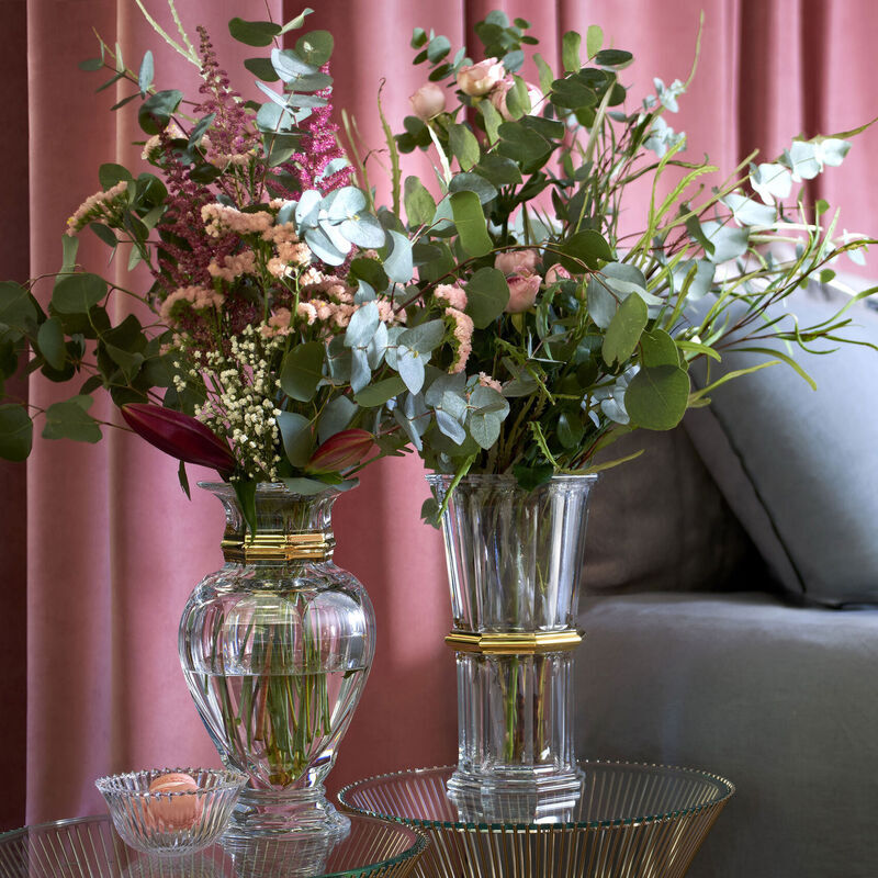 baccarat harcourt vase set