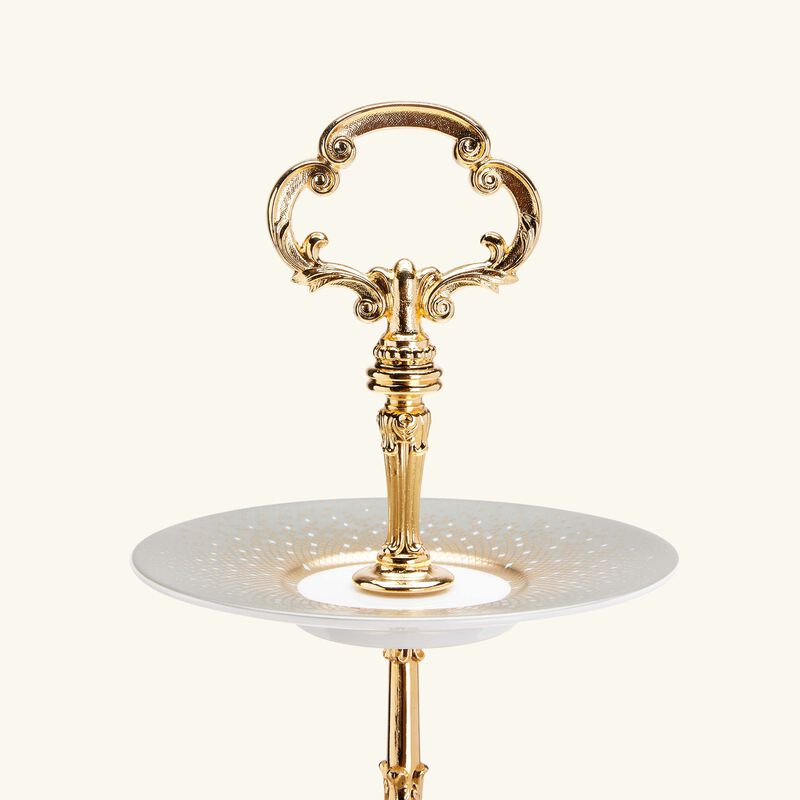 haviland souffle d or 5 tier cake stand