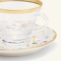 villari taormina cappuccino cup   saucer gold