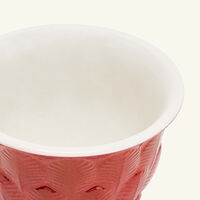 villari peacock arabic coffee cup red