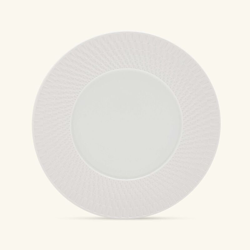 Twist Salad Plate Round White 21cm bernardaud twist salad plate round white 21cm