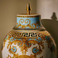 فيرساتشي مزهرية برستيج جالا كبيرة جدًا زرقاء