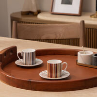 missoni home stripes coffee cup   saucer multicolor set of 2