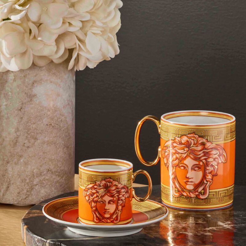 Orange Coin Mug White versace orange coin mug white