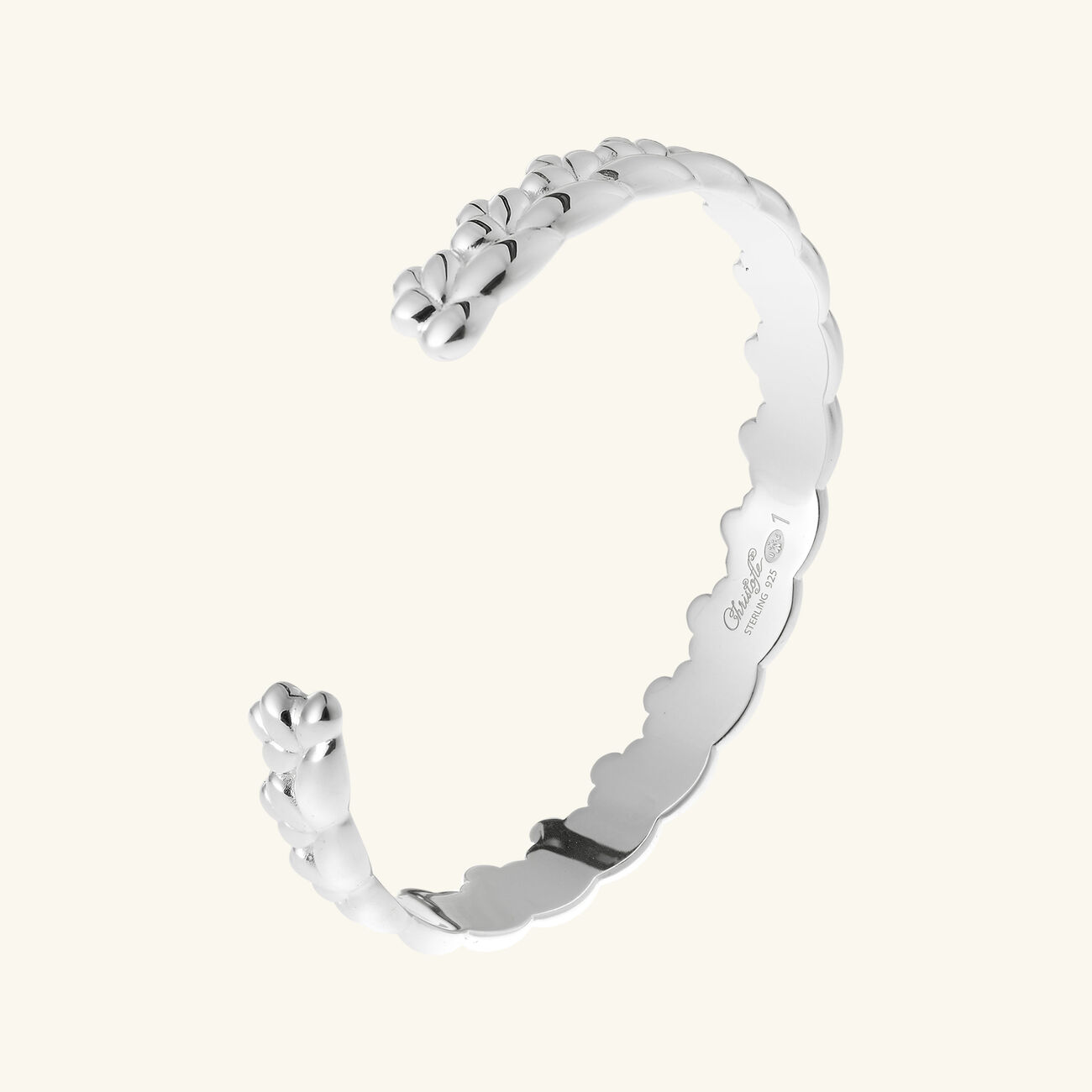 Babylone Bangle Sterling Silver Size 2 christofle babylone bangle sterling silver size 2