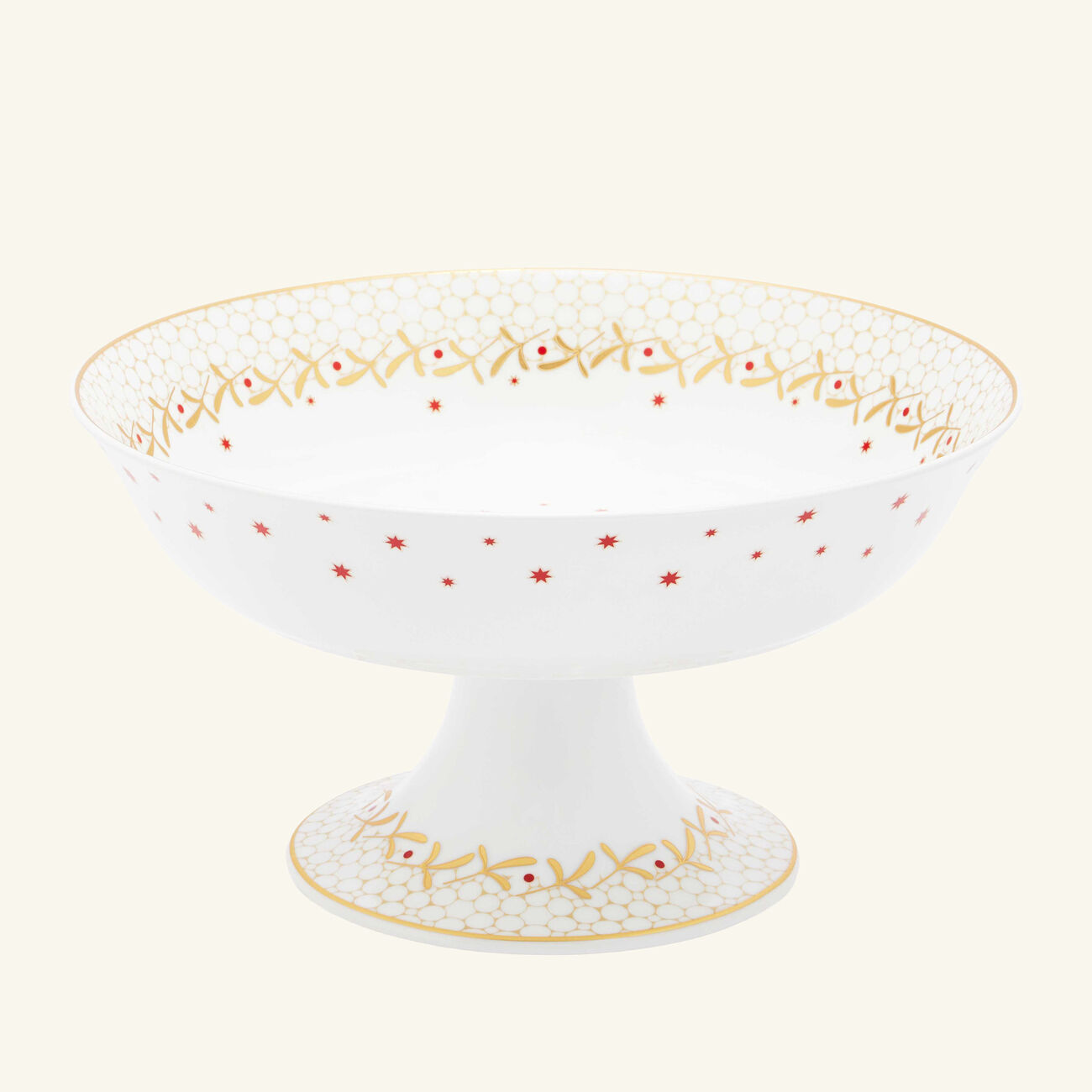 Noel Footed Cake Stand bernardaud noel footed cake stand