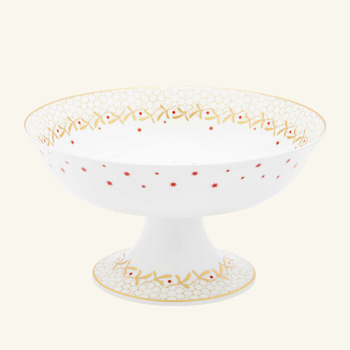 Noel Footed Cake Stand bernardaud noel footed cake stand