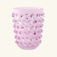 lalique mossi vase pink