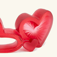 Valentine Heart Figurine Mini Red daum valentine heart figurine mini red