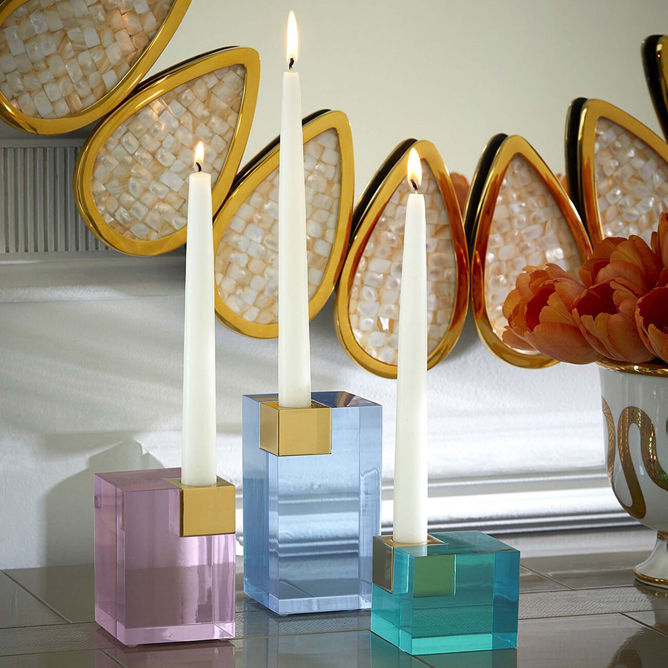 Monte Carlo Candle Holder Green jonathan adler monte carlo candle holder green