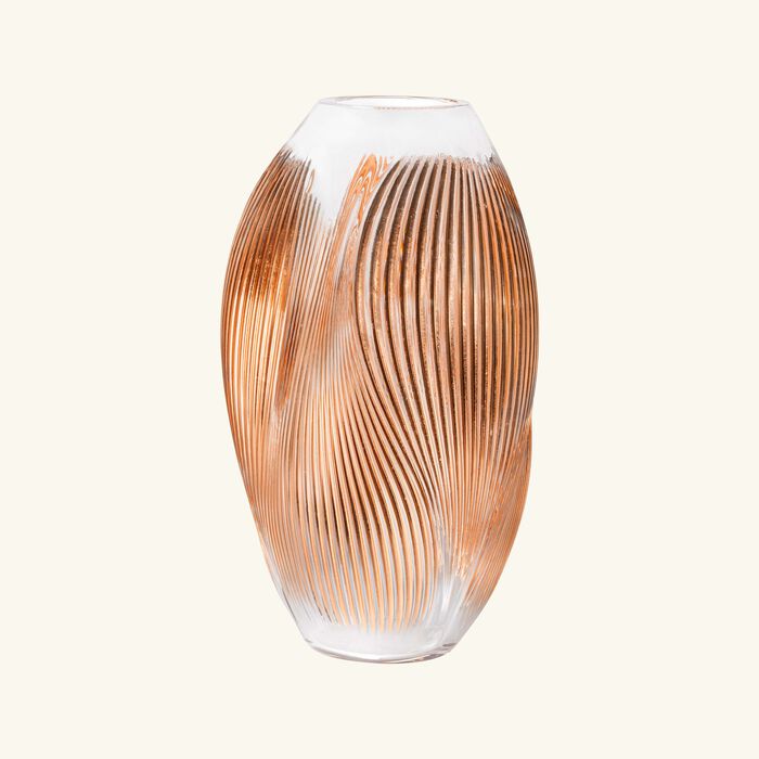 lalique alize vase medium gold
