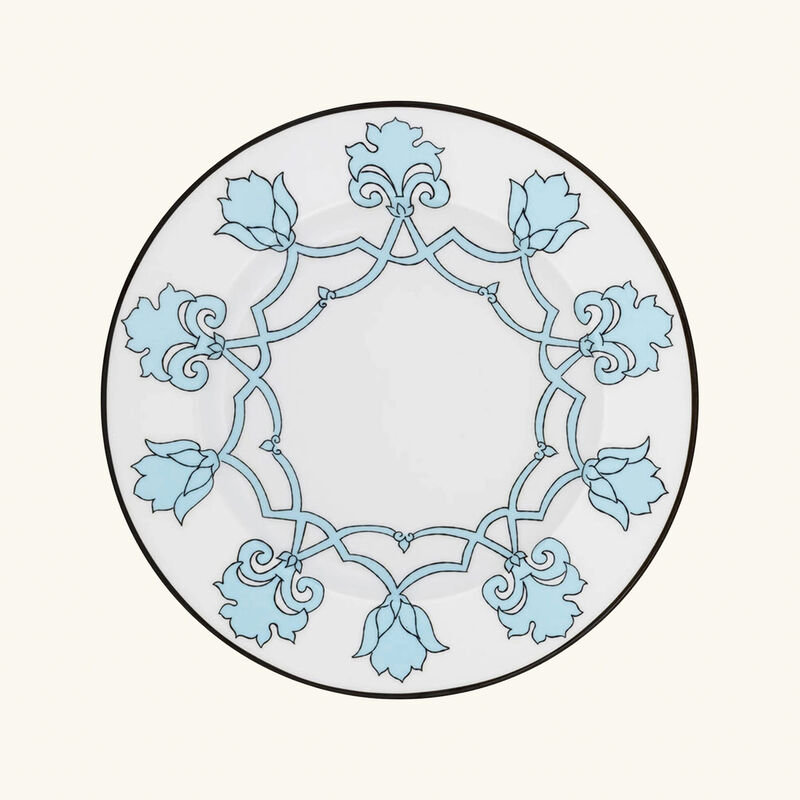 pinto paris jaipur dinner plate round aqua 26cm