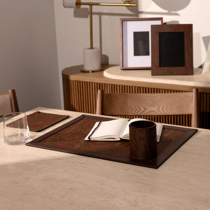 etro arnica desk pad brown