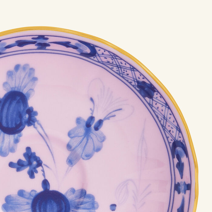 ginori 1735 oriente italiano azalea espresso saucer pink