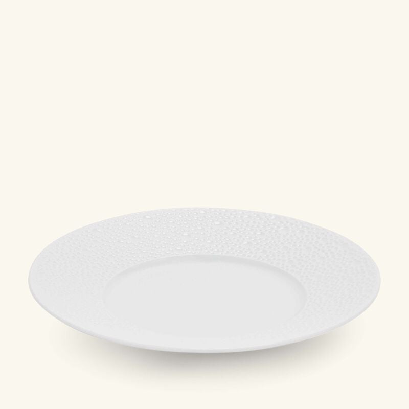bernardaud ecume bread   butter plate round white 16cm