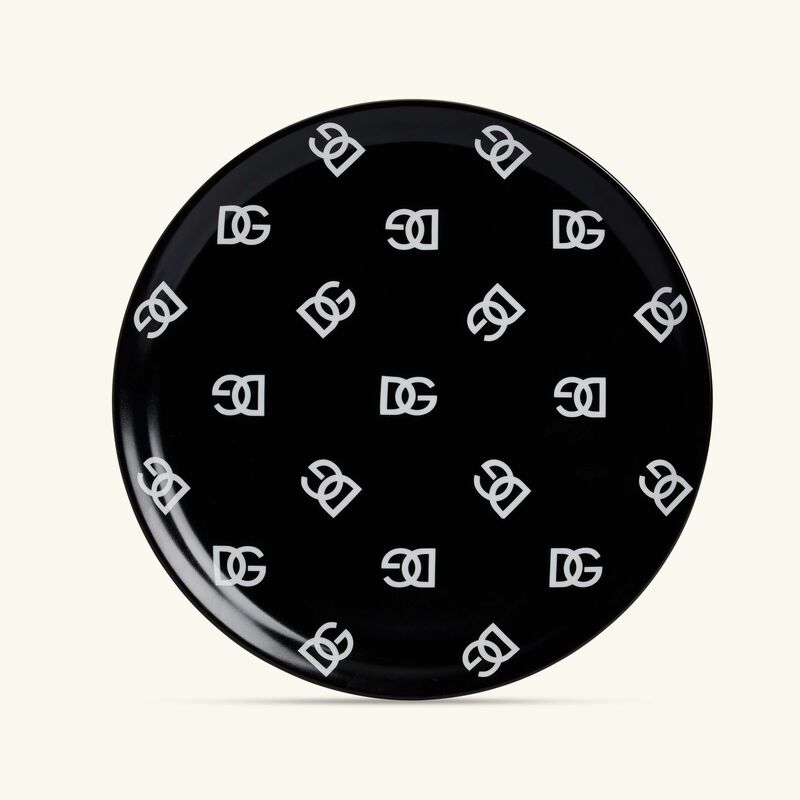 DG Logo Pizza Plate Round 32cm dolce gabbana casa dg logo pizza plate round 32cm