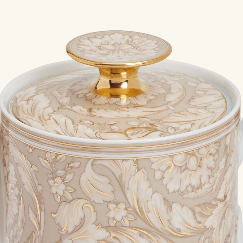 versace barocco beige tea pot 900 ml