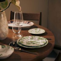 bernardaud albertine salad plate round green 21cm