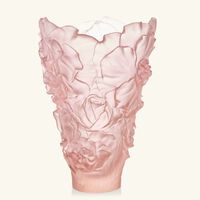 daum camellia vase large pink