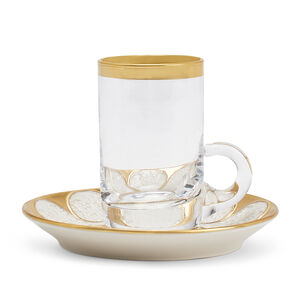Amour Arabic Tea Cup & Saucer, medium
