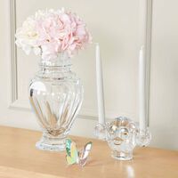 baccarat faunacrystopolis monkey candle holder clear