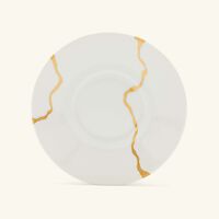 برناردو طقم كينتسوغي مؤلف من 6 فناجين قهوة مع صحونها باللون الأبيض