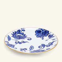 bernardaud prince bleu bread   butter plate round blue 16cm