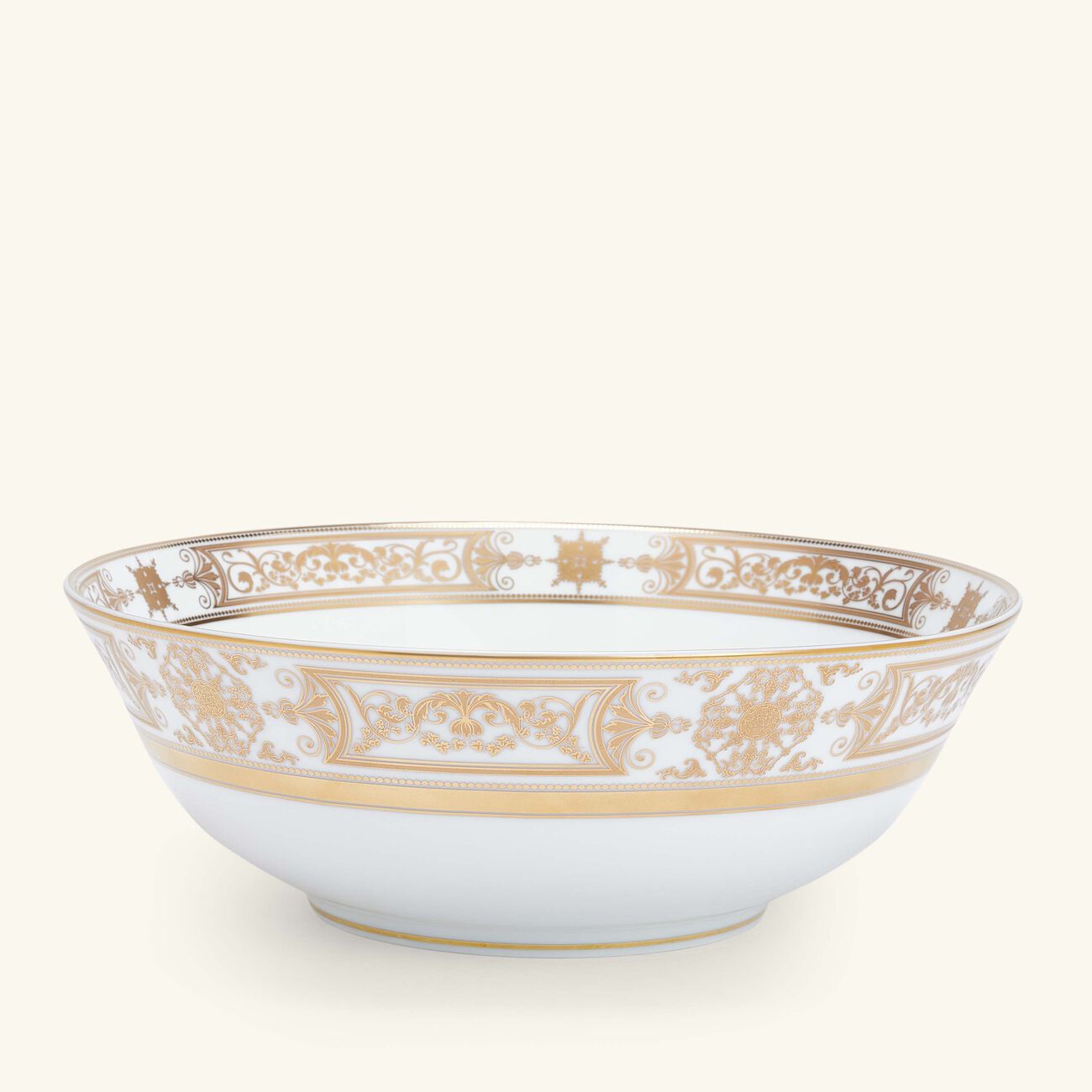Aux Rois Salad Bowl Gold 25cm bernardaud aux rois salad bowl gold 25cm