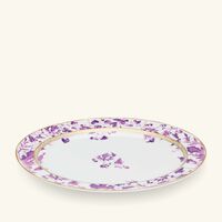 bernardaud prunus serving platter oval purple 33cm